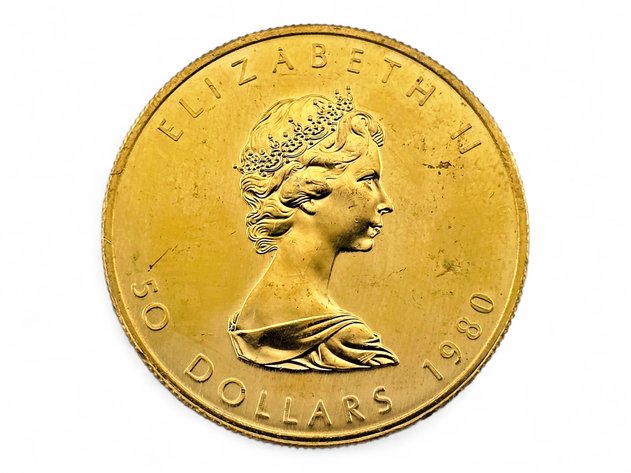 1980 $50 1 ozt Canadian Gold Maple Leaf Coin