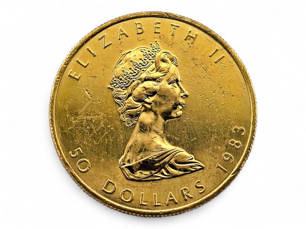 1983 $50 1 ozt Canadian Gold Maple Leaf Coin