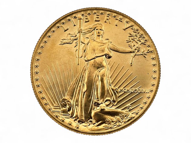 1987 $50 1 ozt American Gold Eagle Coin