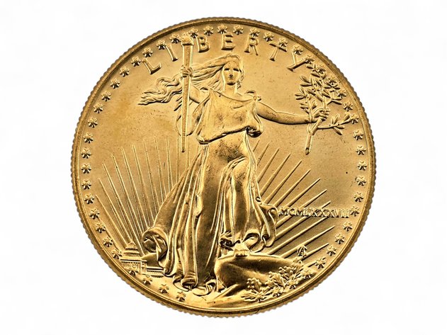1987 $50 1 ozt American Gold Eagle Coin