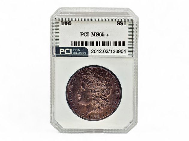 PCI MS65+ 1885 Morgan Silver Dollar