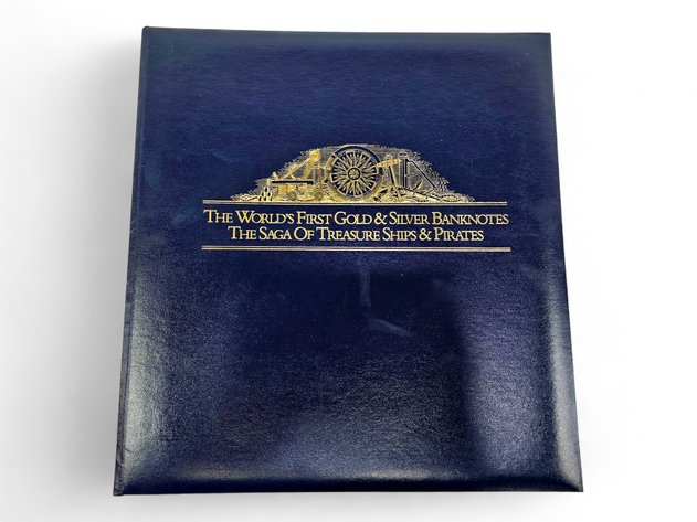 The World's First Gold & Silver Banknotes: The Saga of Treasure Ships & Pirates Binder