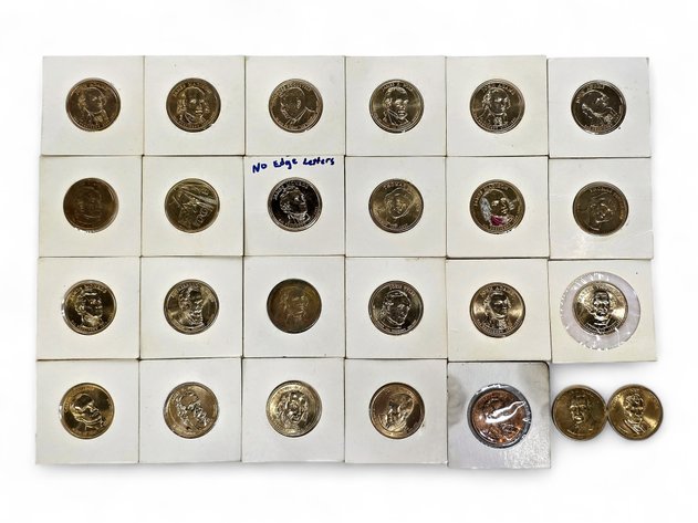25x Presidential Dollars