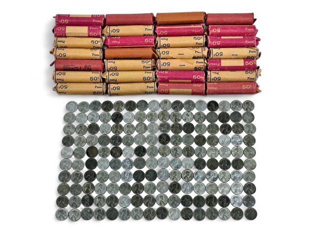 1,560x 1943 Lincoln Steel Cents
