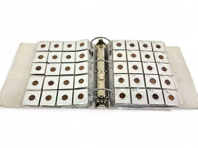 Lincoln Memorial Cent Collection in Binder