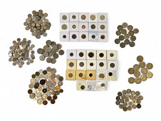 International Coins from Asia, Europe, Africa & North America