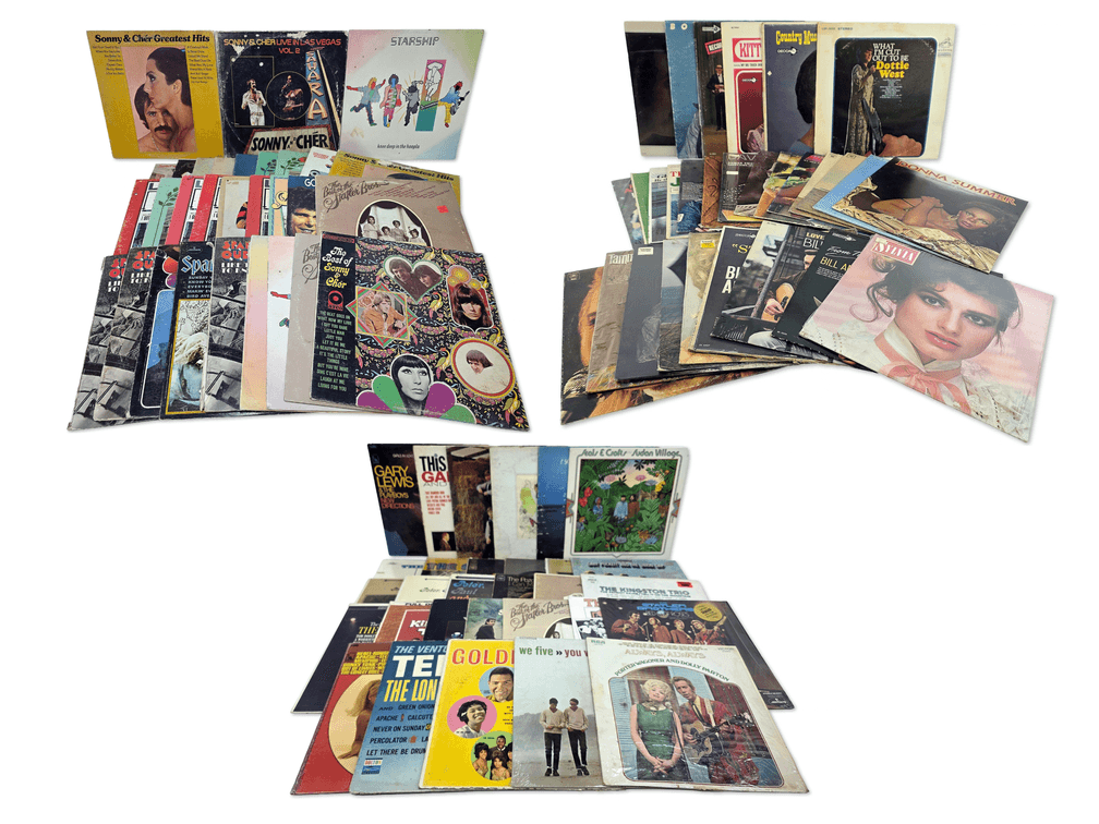 Pop and Country Vinyl Records — Sonny & Cher, Starship, Kitty Wells and More