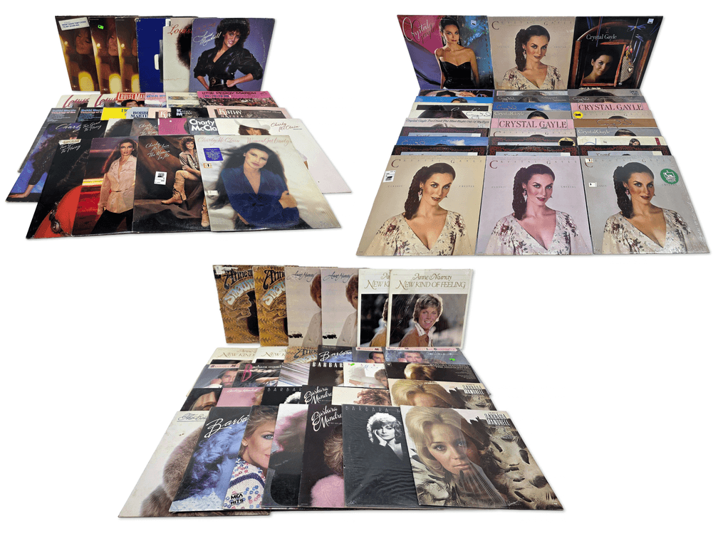 Country-Pop Vinyl Records: Louise Mandrell, Charly McClain, Crystal Gayle & More