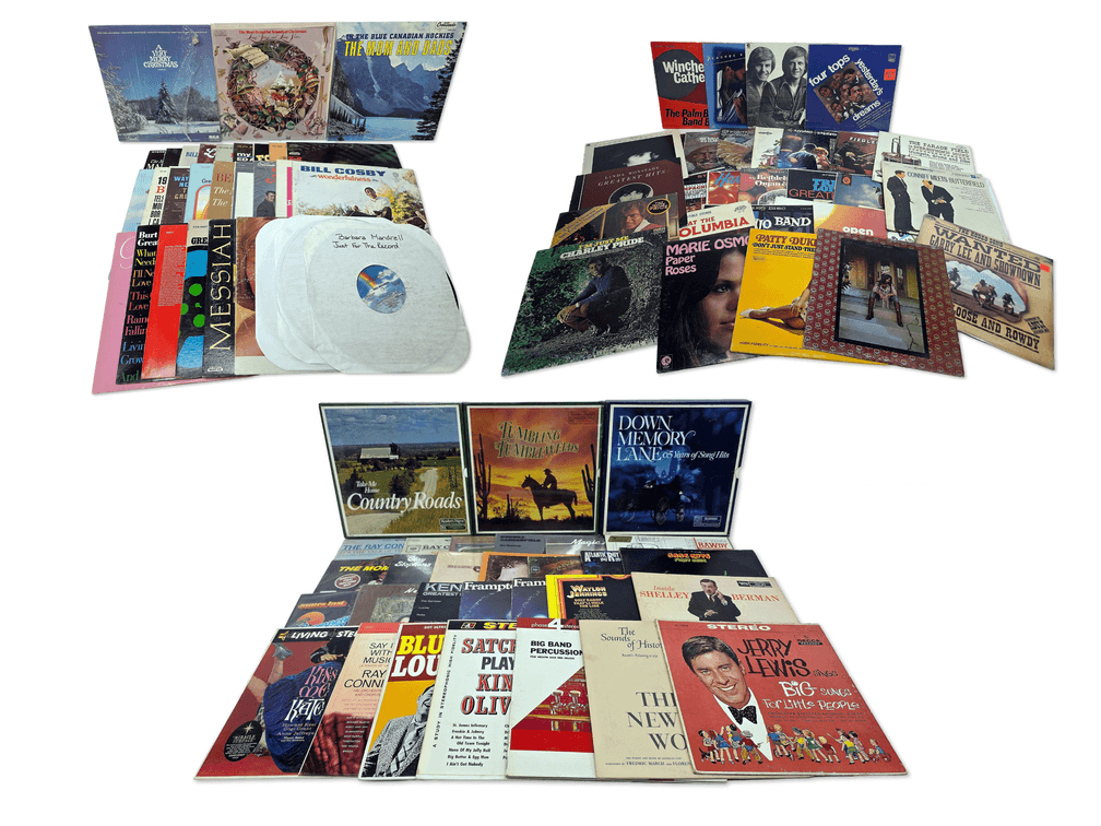 Assorted Vocal, Country and Pop Records, Comedy and Compilation Albums