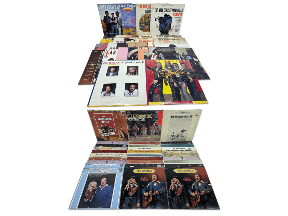 Folk & Country Vinyl Records: The Kendalls, New Christy Minstrels & Oak Ridge Boys