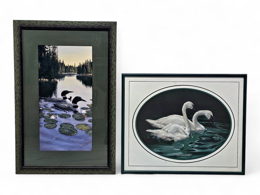 Derk Hansen "Enchanted Passage" & Annette Hartzell "Christmas Swans" Prints