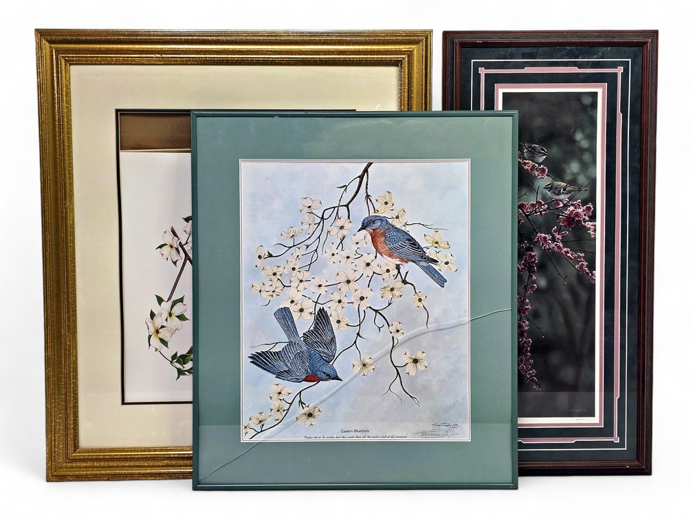 Charles Spaulding, Harry Duncan & Terry Isaac Signed Bird Prints