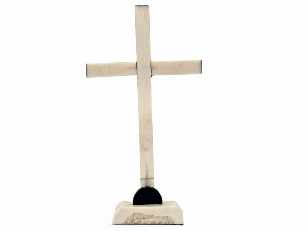 Walrus Ivory & Baleen Standing Cross