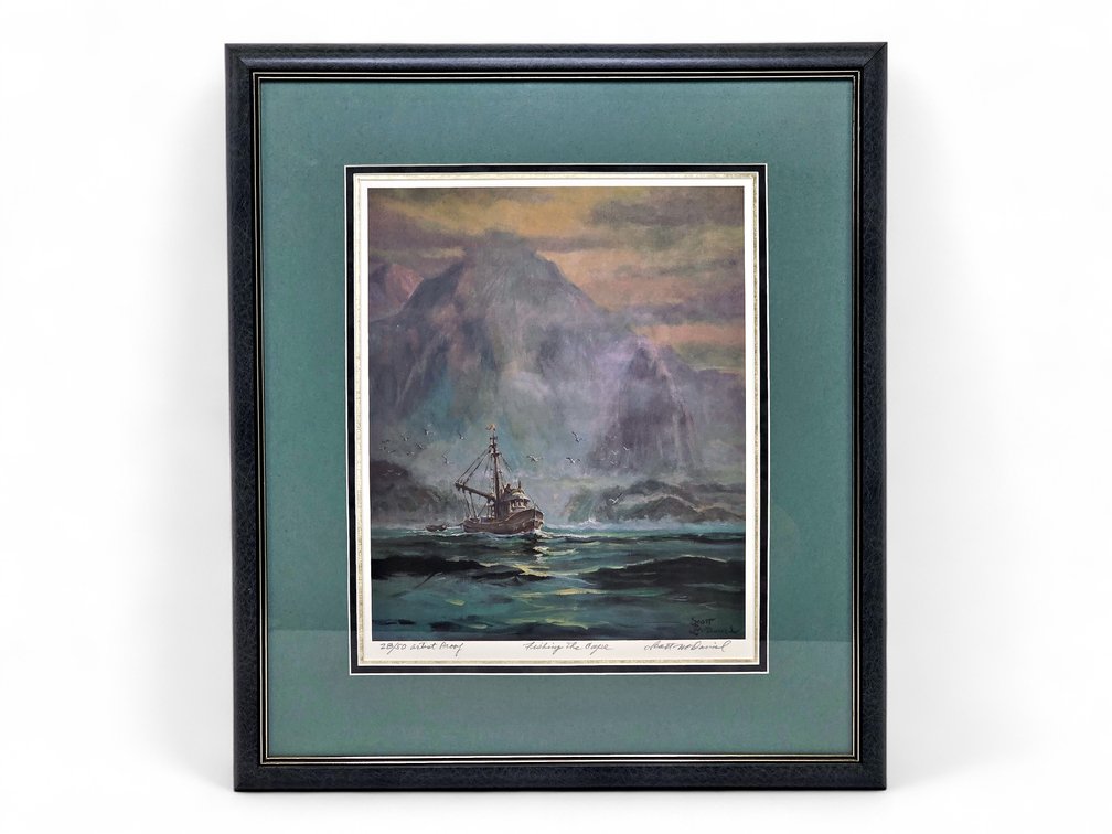 Scott McDaniel "Fishing the Cape" Artist Proof Print