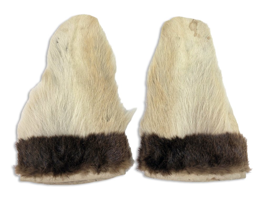 Caribou Fur Gauntlet Mittens