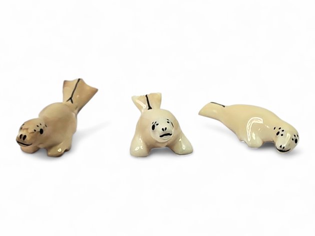 Walrus Ivory Seal Carvings - Andy Mayac