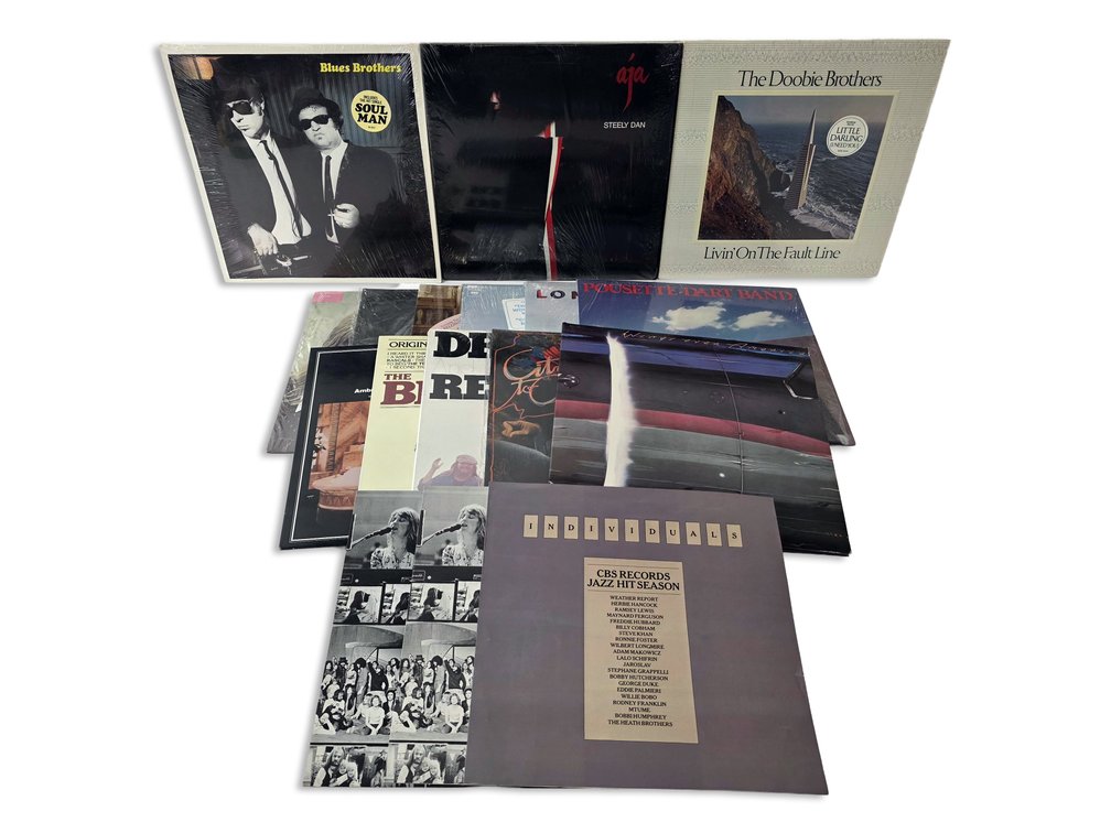 17 Vinyl Records: Blues Brothers, Doobie Brothers, Carly Simon & More