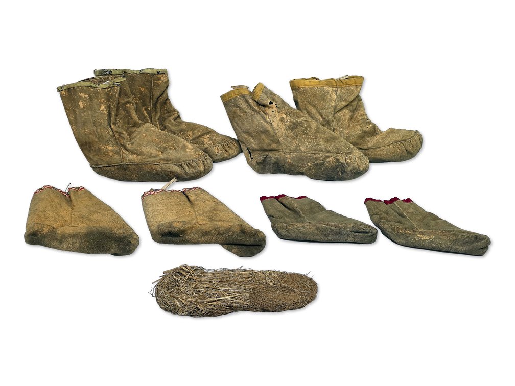 Late 19th–Early 20th Century Yupik Hide Footwear