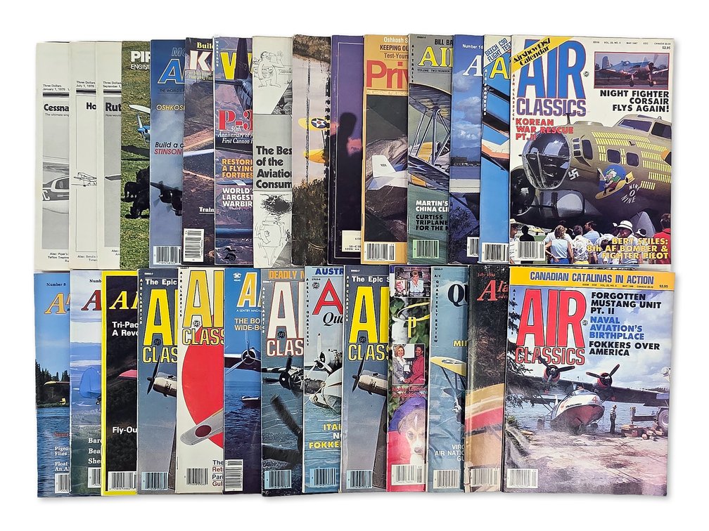 28x Aviation Magazines - Alaska Flying, Air Classics & Air Progress