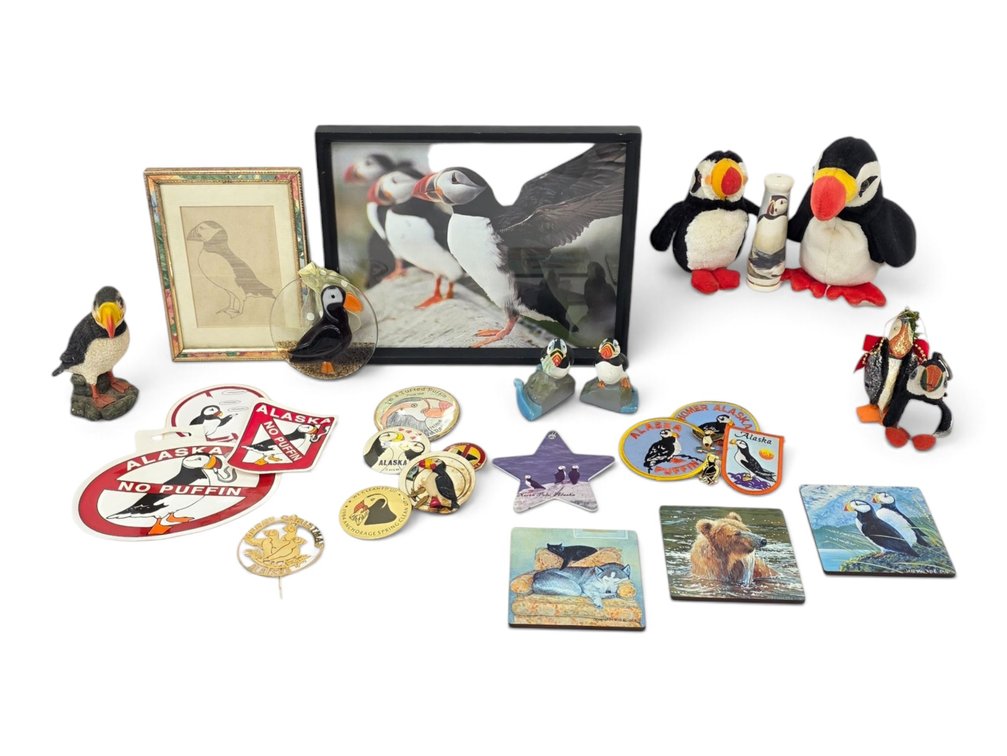 Puffin Art, Plush Toys, Figurines, Patches & Souvenirs