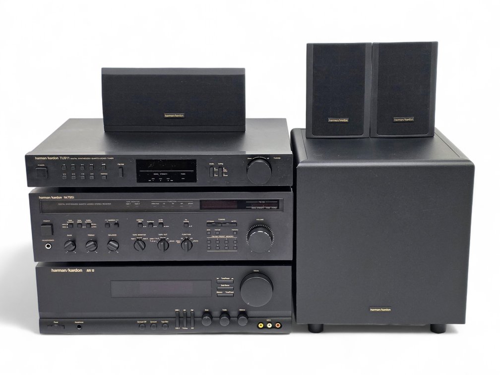 Harman Kardon TU911, hk795i & AVR 10 Components with AVS10 Speakers