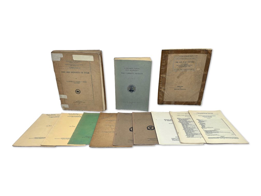 12x Geology & Geochemistry Publications, 1925–1957