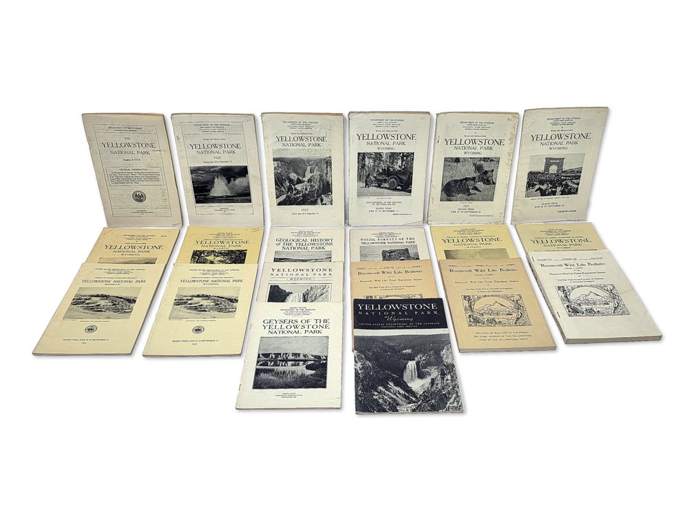 20x Yellowstone National Park Publications