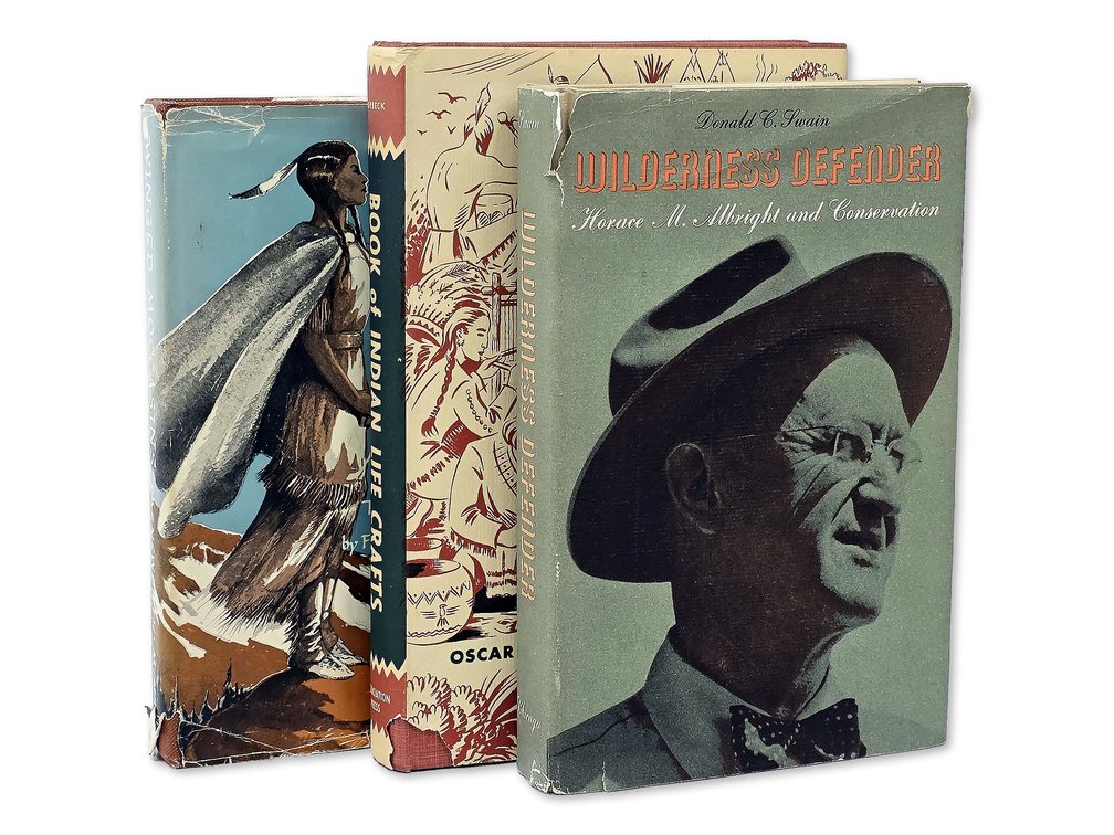 Horace Albright Inscription & Signed Norbeck and Farnsworth Books
