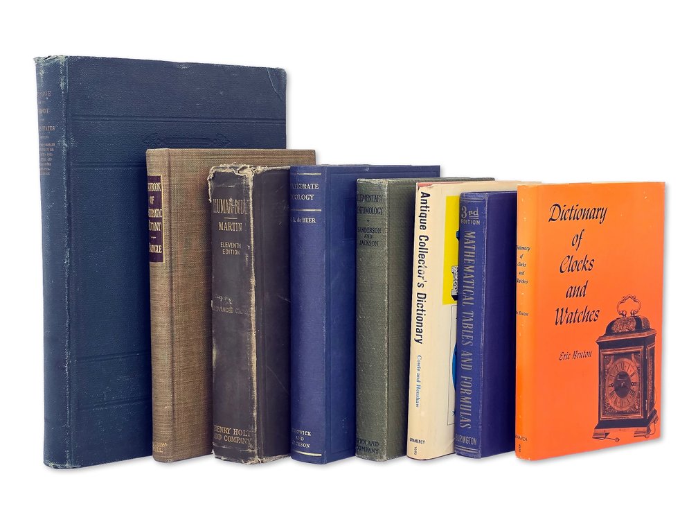 Eight Mathematics, Science & History Reference Books