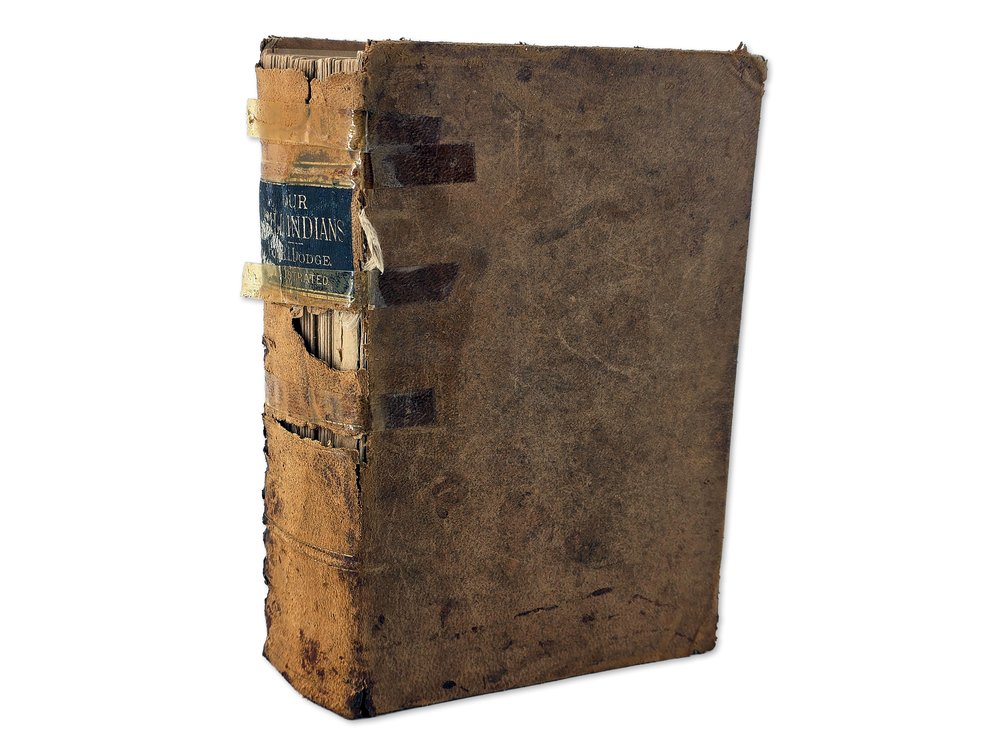 Richard Irving Dodge “Our Wild Indians,” Illustrated Leatherbound Volume, Copyright 1882
