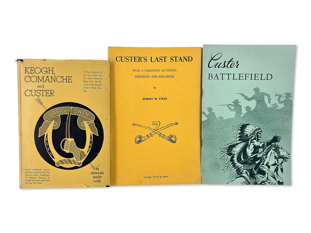 Three Signed Custer Books - “Keogh, Comanche and Custer,” Utley & Luce