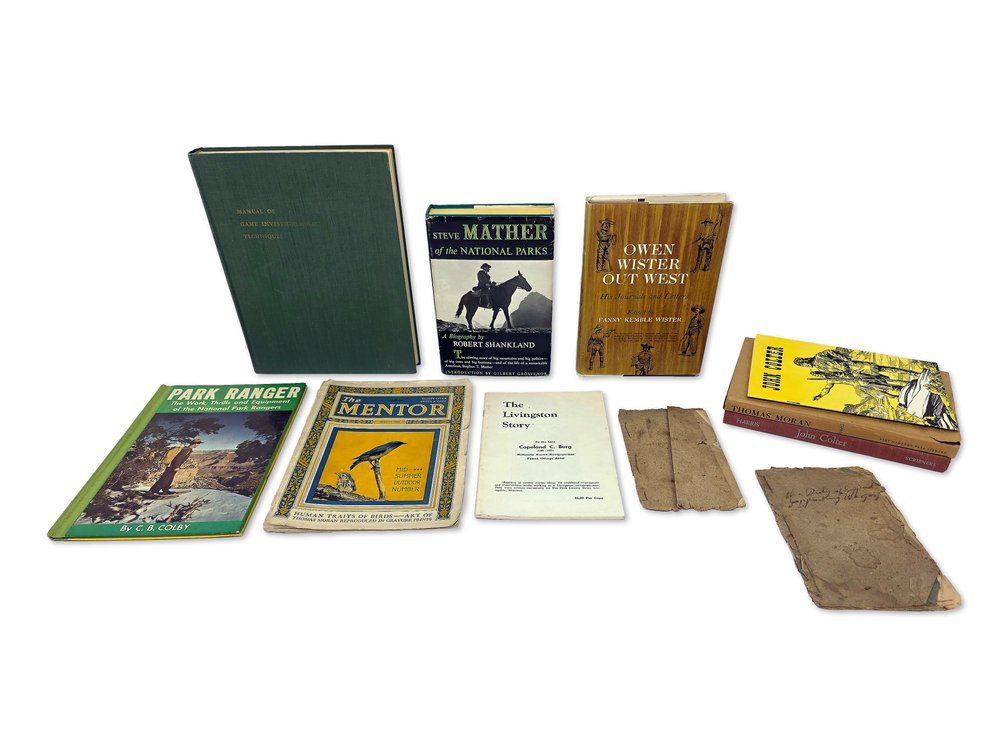 11x Books & Booklets - National Parks, Old West & Religion