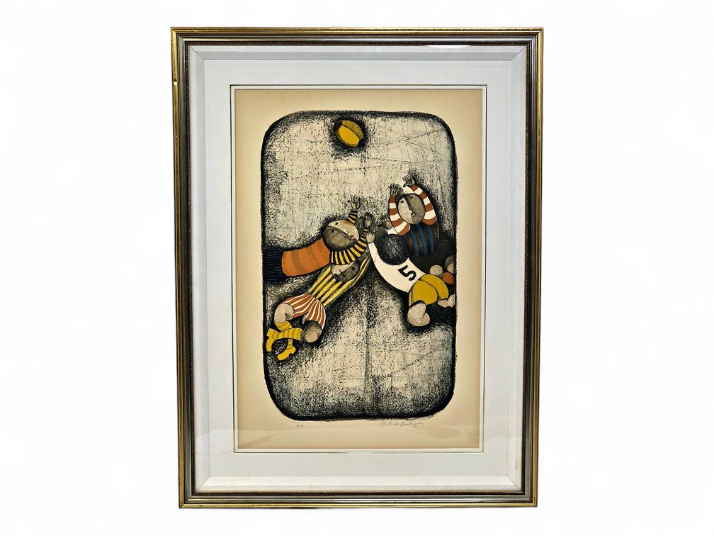 Graciela Rodo Boulanger Signed E.A. Artist's Proof, Children Playing Football