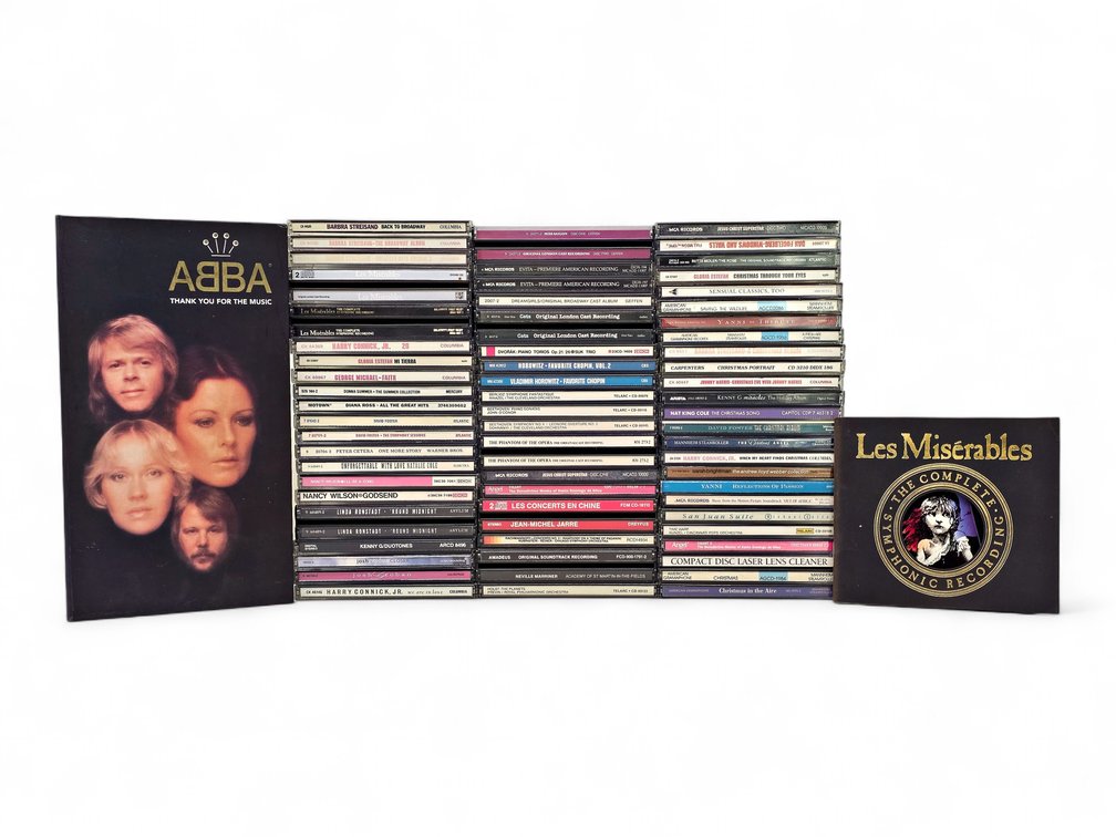 Music CD Collection with ABBA Box Set, Barbra Streisand, Broadway & Classical Titles