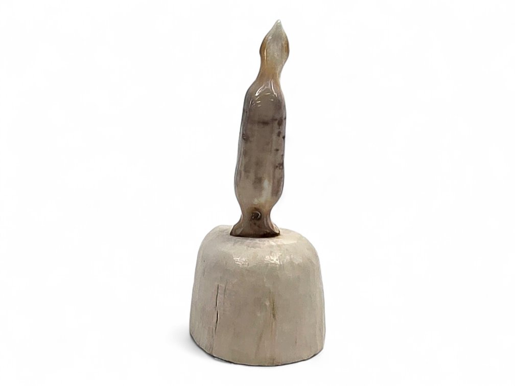 Harrison Iyakitan Walrus Ivory Animal Carving on Base, Signed