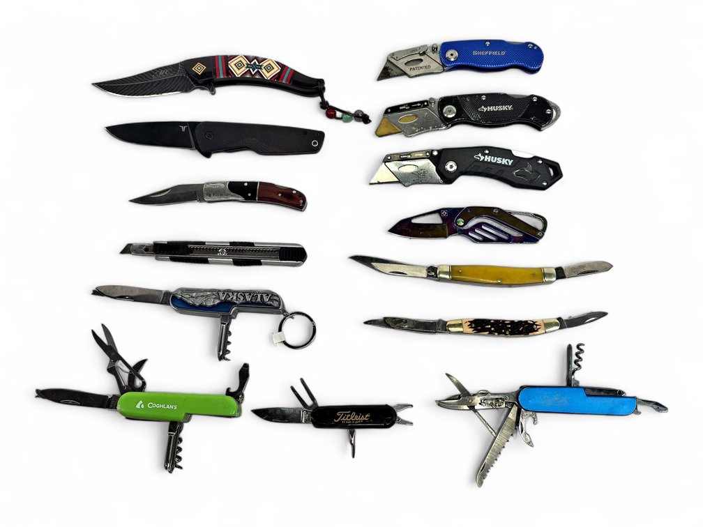 14 Knives & Multi-Tools: Masters Collection, Winchester, Husky, Sheffield & More