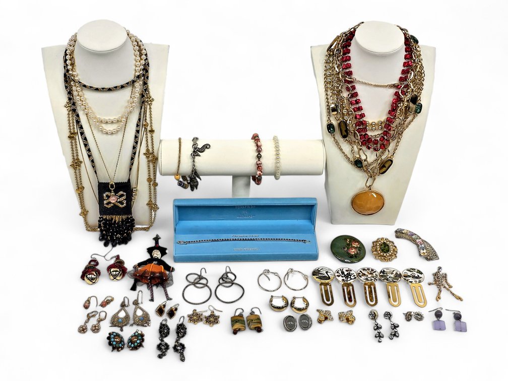 Costume Jewelry, Sparkle Allure Bracelet & Five Decorative Bookmarks