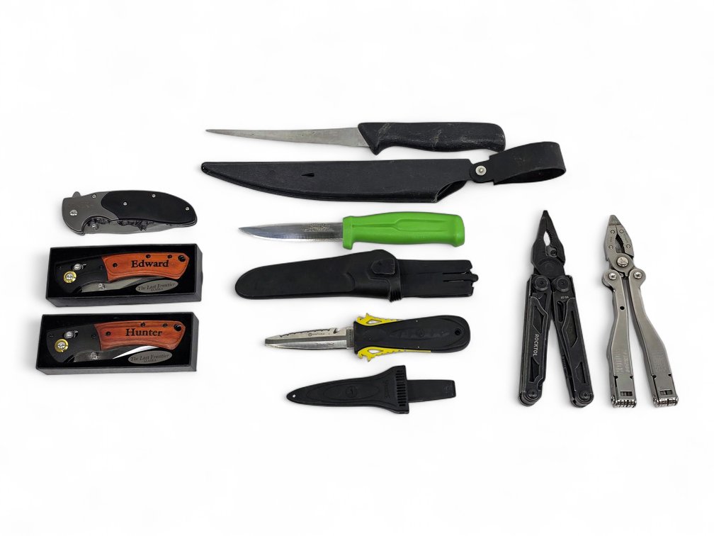 Six Knives & Two Multi-Tools: Billy Bay, Wenoka, Schrade Tough & Rocktol
