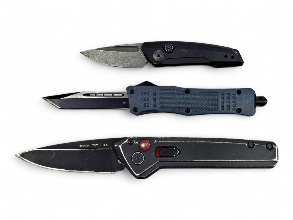 Buck 838, Denali Tactical & Kershaw Launch 9 Automatic Knives