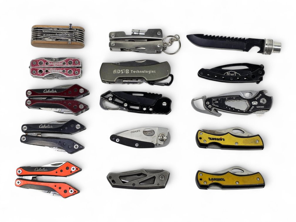 15 Knives, Multi-Tools & Blade Attachment: Cabela's, Gerber, Lansky, NWT & More