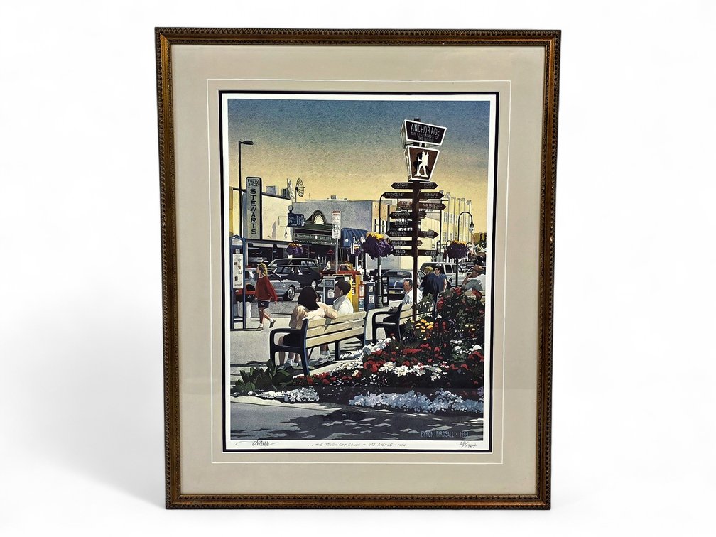 Byron Birdsall "…The Tough Get Going—4th Avenue 1994" Signed Print