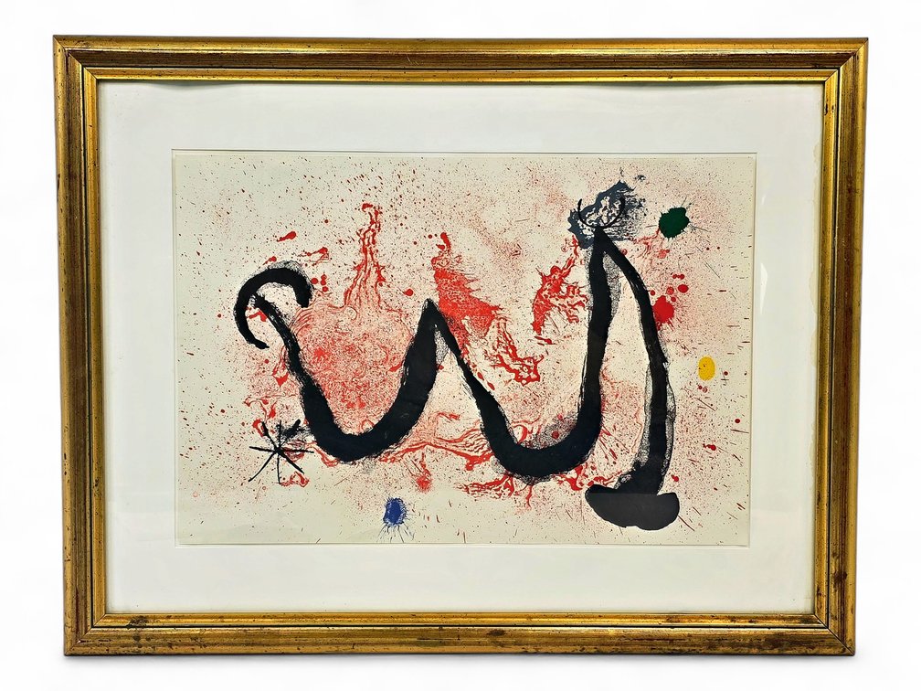 Joan Miró "La Danse de Feu (The Fire Dance)" Framed Print
