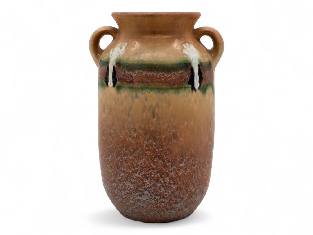 Roseville Monticello (Montacello) Two-Handled Pottery Vase
