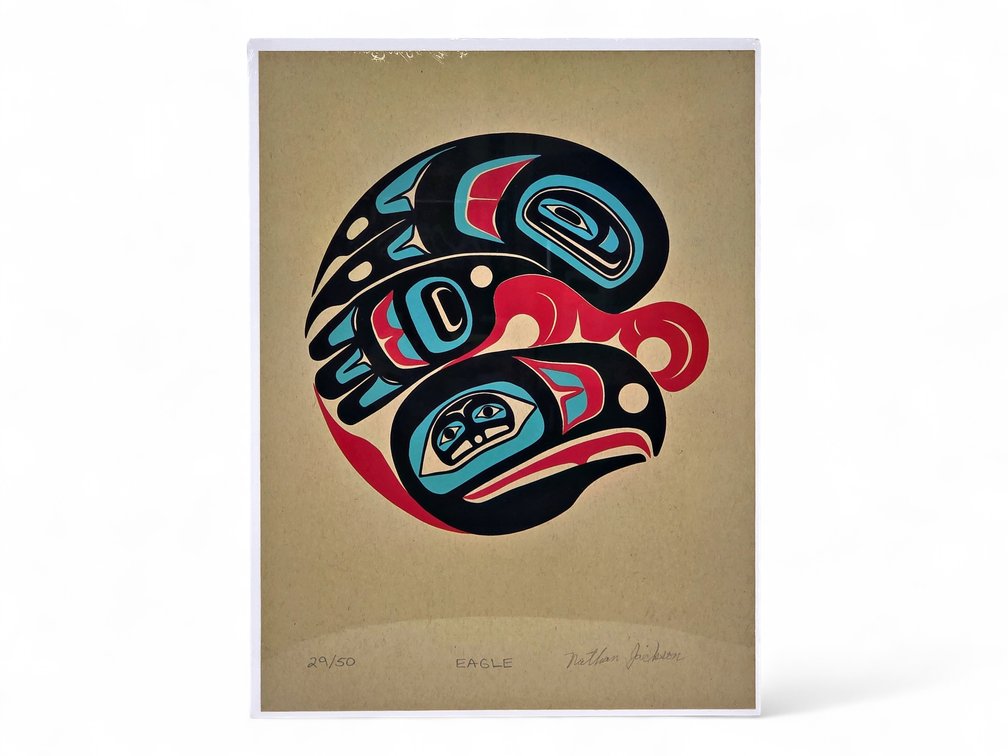 Nathan Jackson "Eagle" 2024 Signed Screenprint