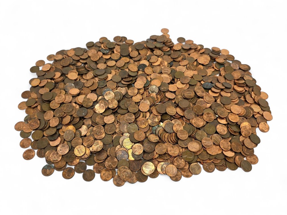 Bulk Circulated Lincoln Memorial Cents — Mixed Dates