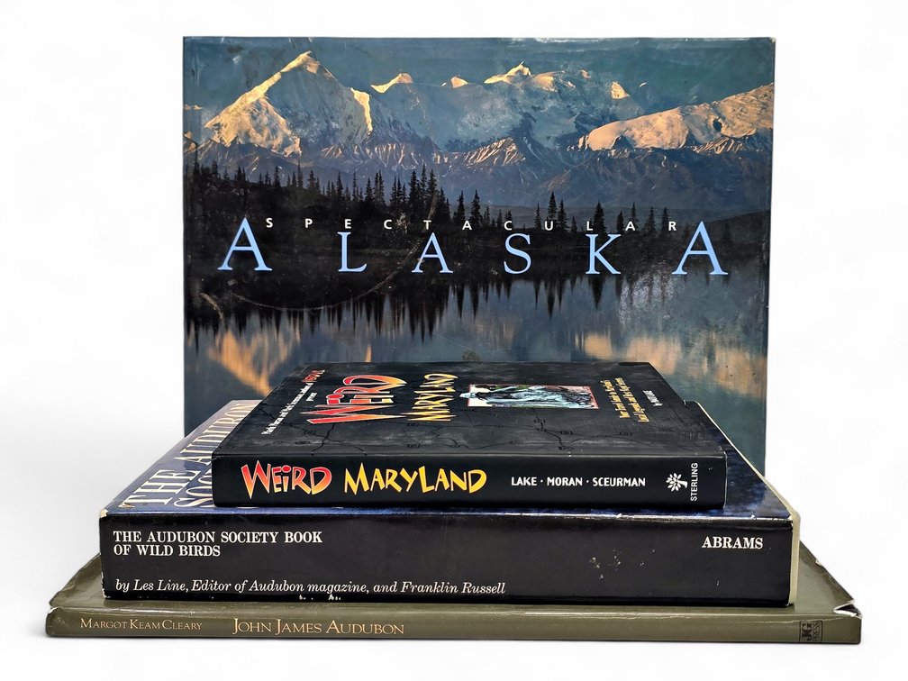 Four Illustrated Books: Spectacular Alaska, Weird Maryland & Two Audubon Volumes