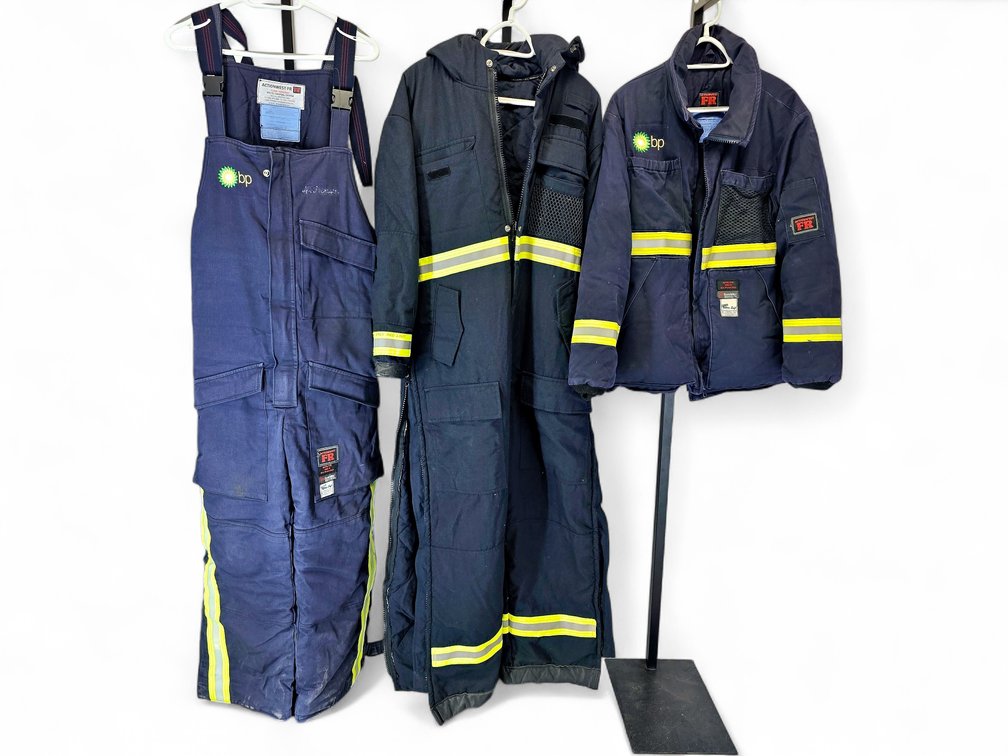 Actionwest FR Bib Overalls & Jacket with Calberta Nomex IIIA Coveralls, Sizes L/M