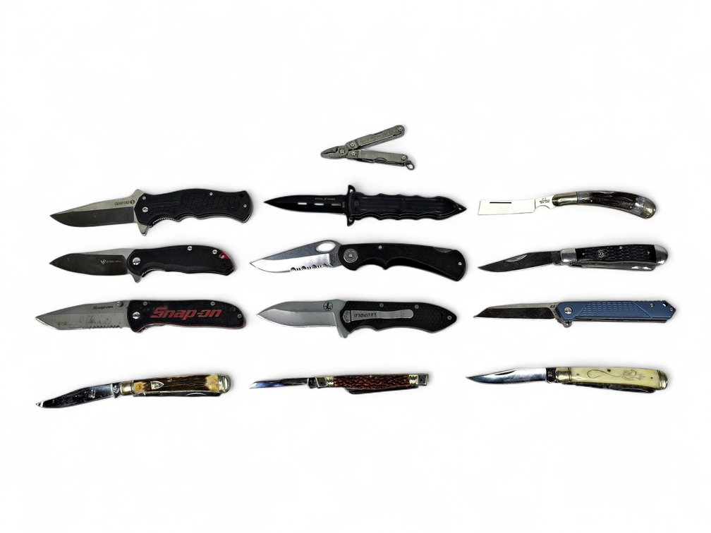 Leupold, Snap-on, Cold Steel & Other Folding Knives with Mini Multi-Tool