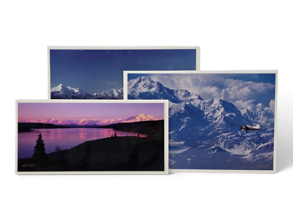 Johnny Johnson "Sacred Ground", "High on Denali" & "The Edge of Night" Photographs