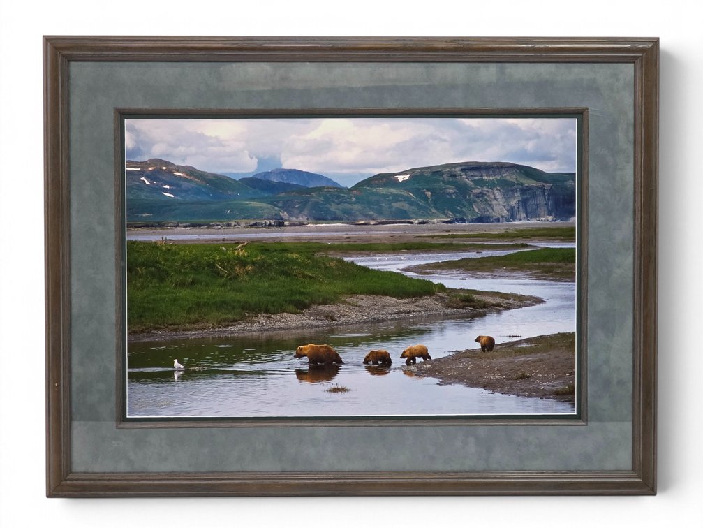 Johnny Johnson "River of Bears" Photograph w/1997/98 Photograph Catalog